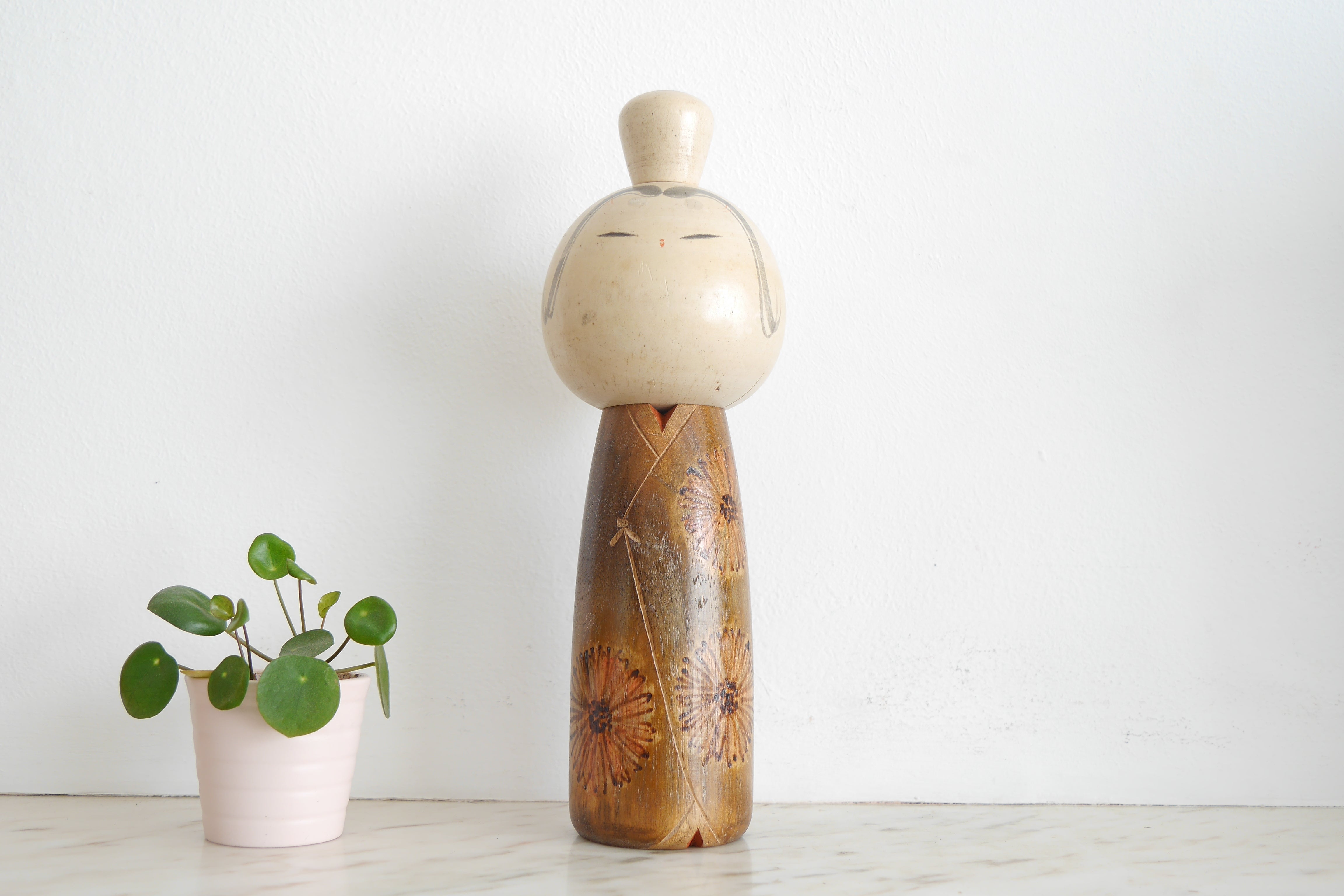 Exclusive Vintage Creative Kokeshi By Issetsu Kuribayashi (1924 - 2011) | 28,5 cm