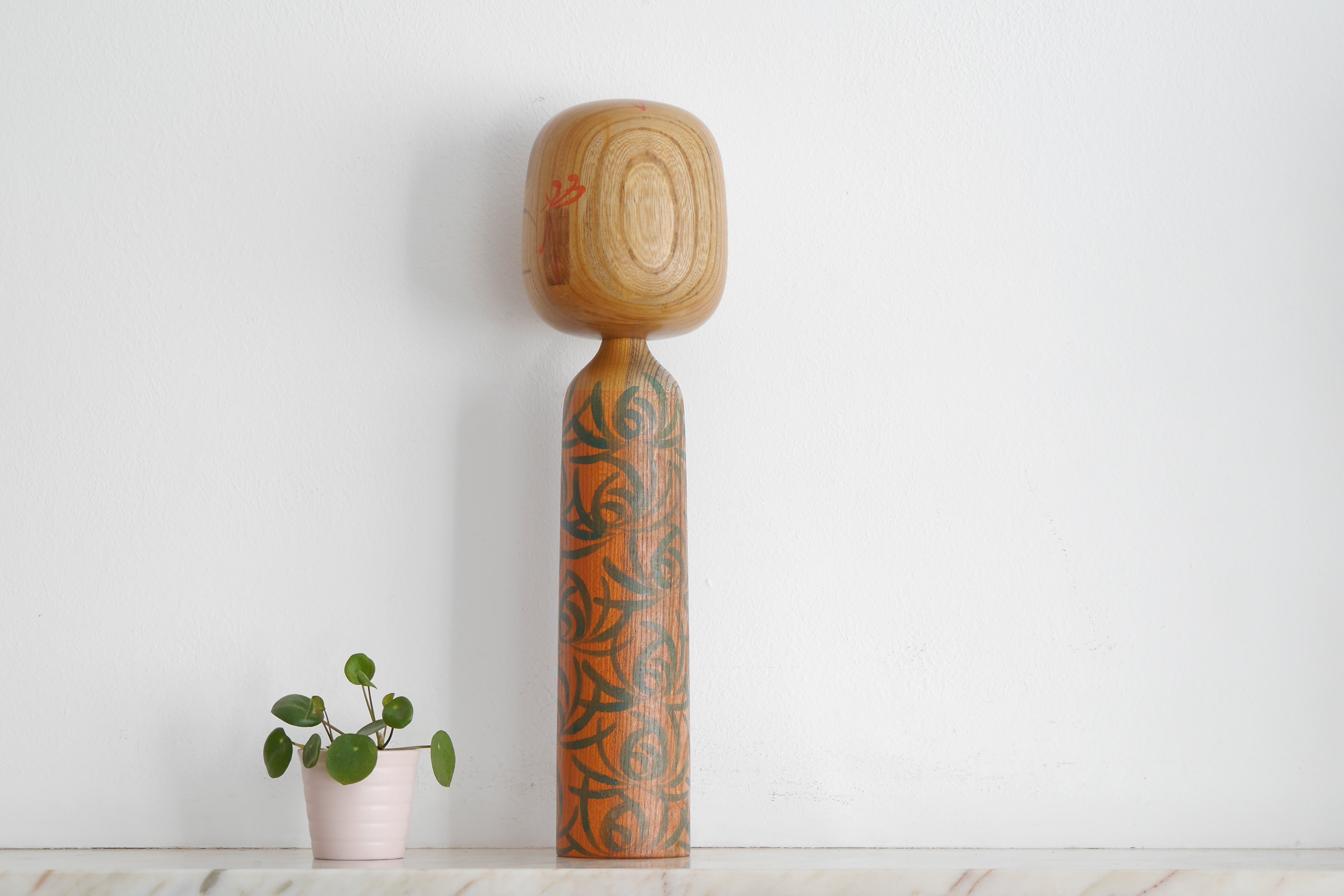 Large Vintage Creative Kokeshi By Issetsu Kuribayashi (1924-2011) | 42 cm