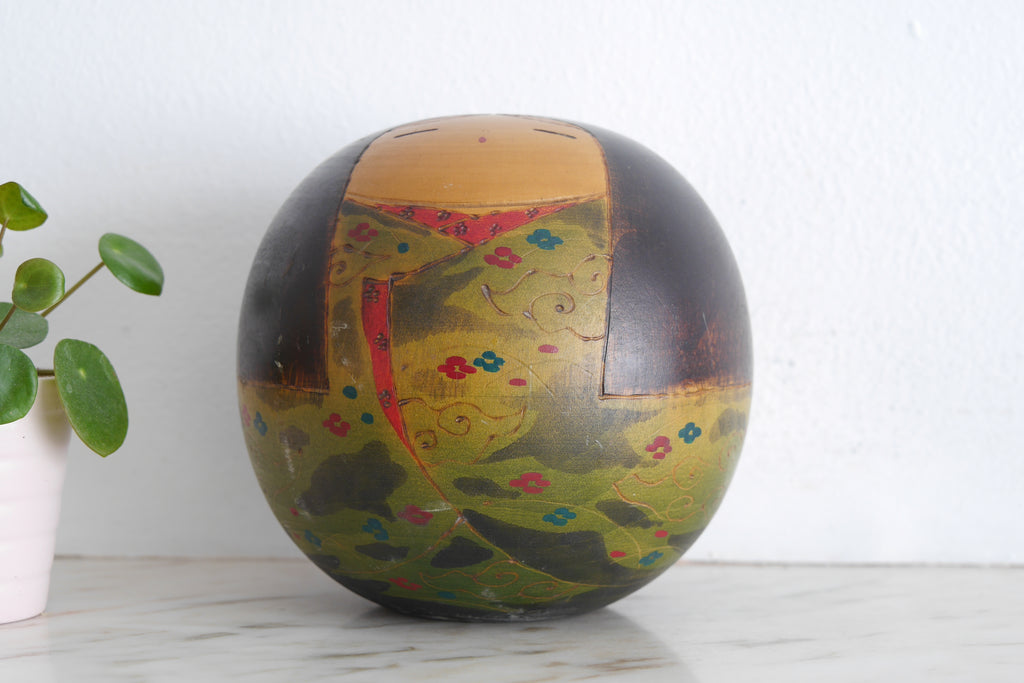 Vintage Sosaku Kokeshi By Kato Tatsuo (1940-) | 11,5 cm