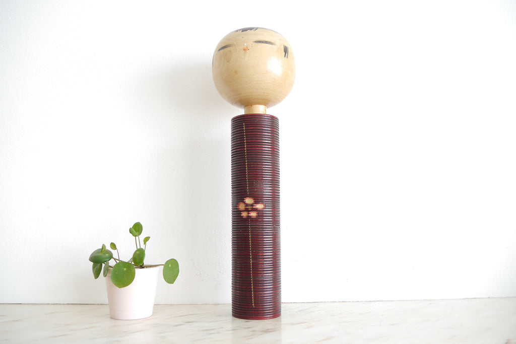 Vintage Creative Kokeshi By Takahashi Hajime (1918-2002) | 35,5 cm