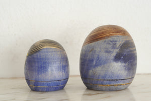 A Pair Of Vintage Sosaku Kokeshi | 5,5 cm and 7 cm